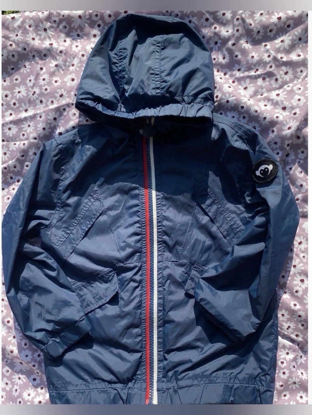 Appaman Navy Blue Kids Raincoat Jacket S. 3 Toddler EUC